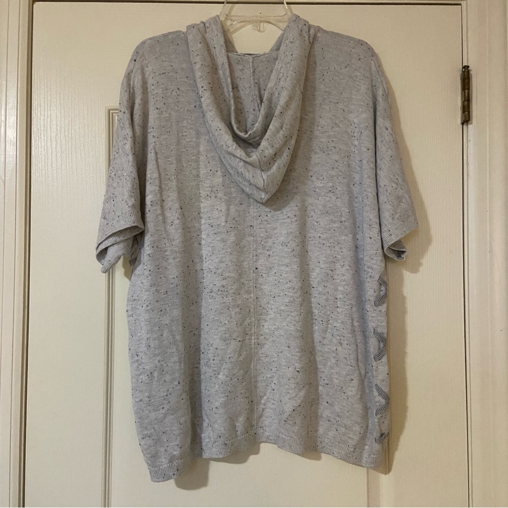 CAbi Light Gray Hooded Sweater - Picture 2 of 9
